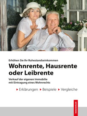 cover image of Wohnrente--Hausrente--Leibrente